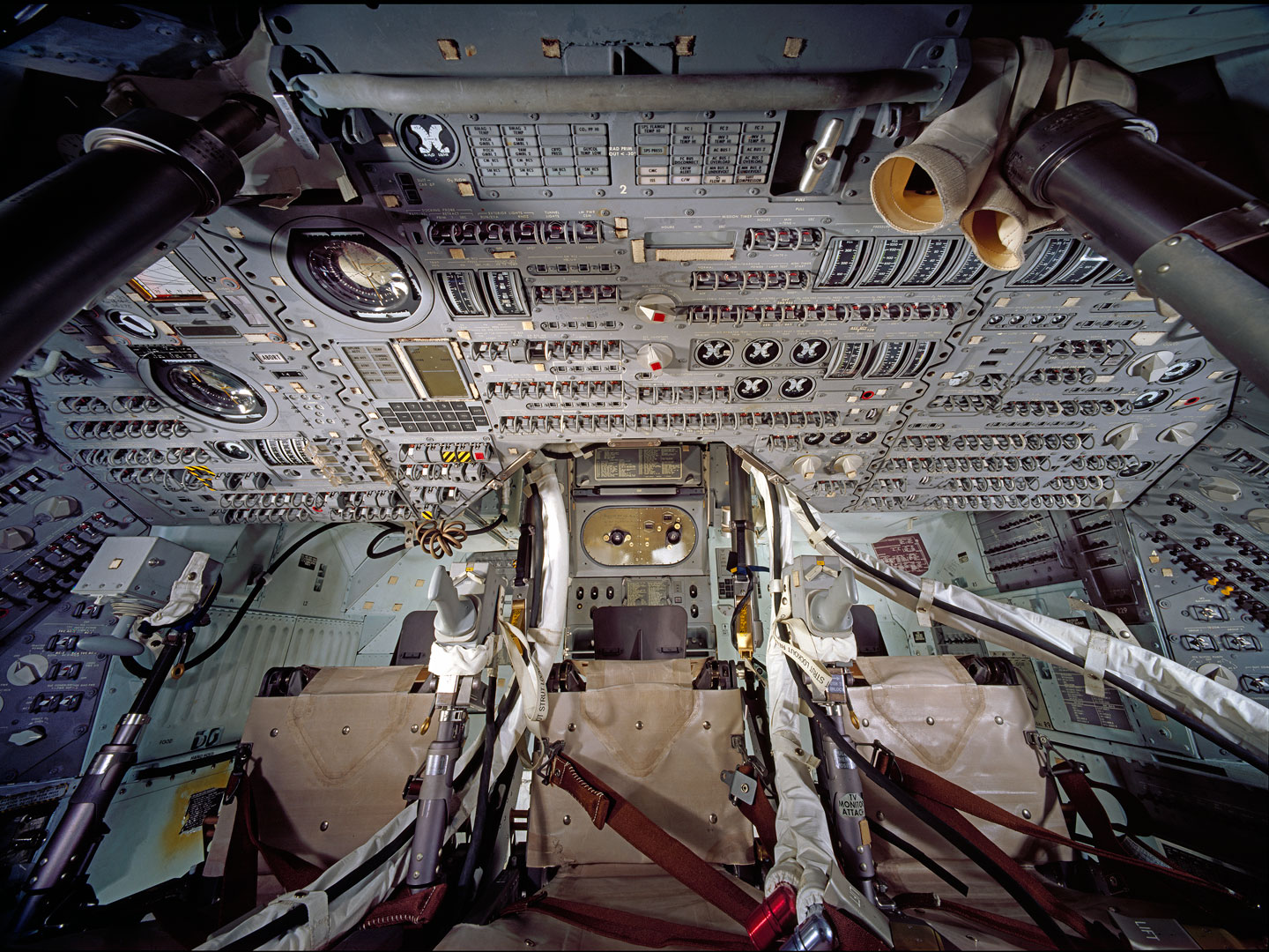 apollo 11 inside capsule